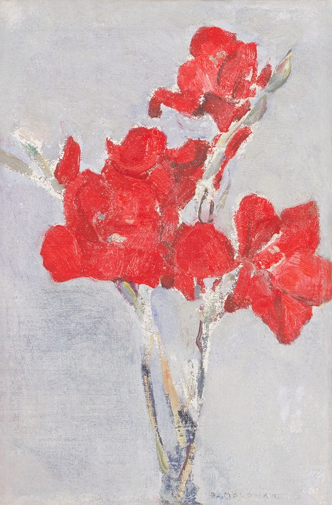 Red Gladioli art print by Piet Mondrian for $57.95 CAD