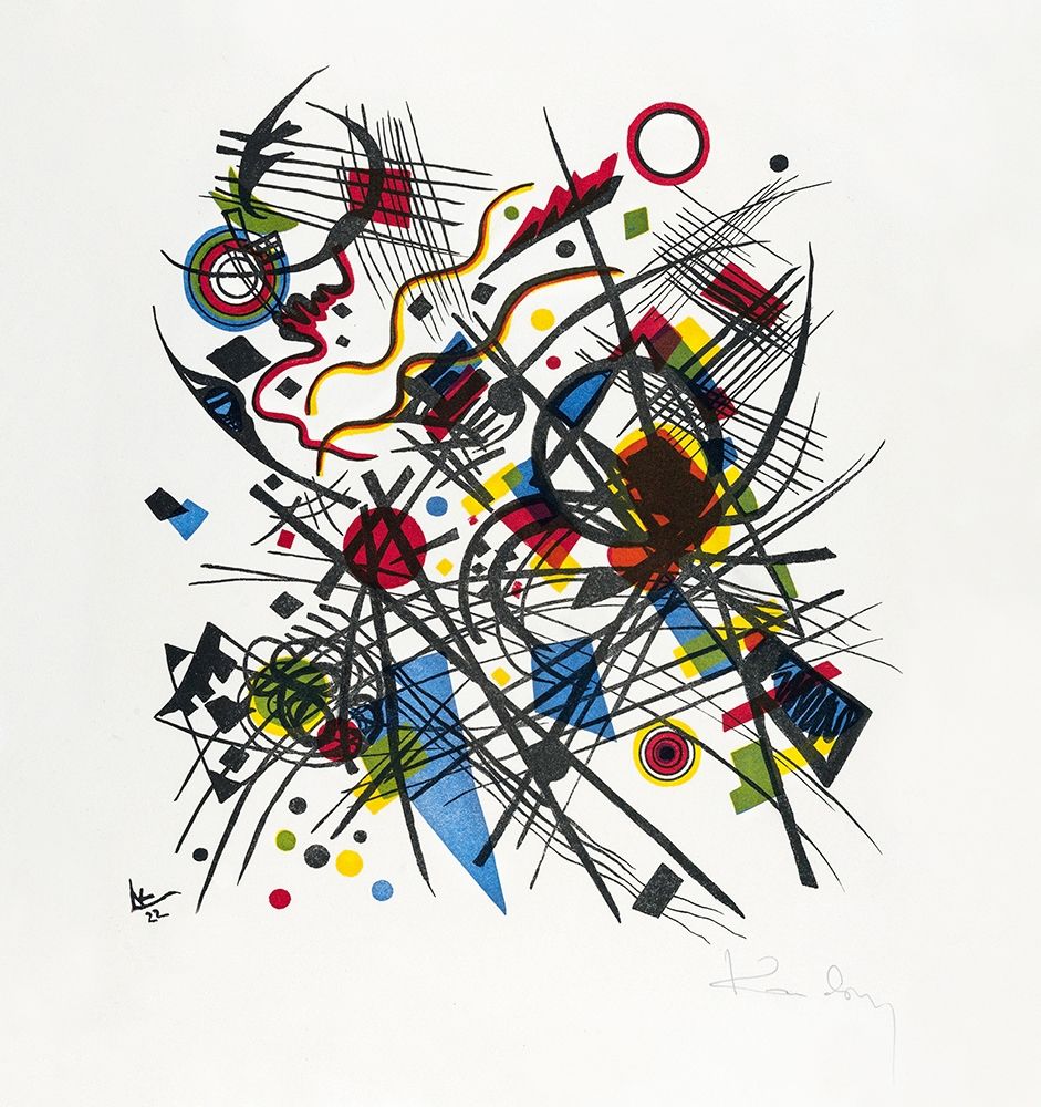 Lithographie fur die Vierte Bauhausmappe art print by Wassily Kandinsky for $57.95 CAD
