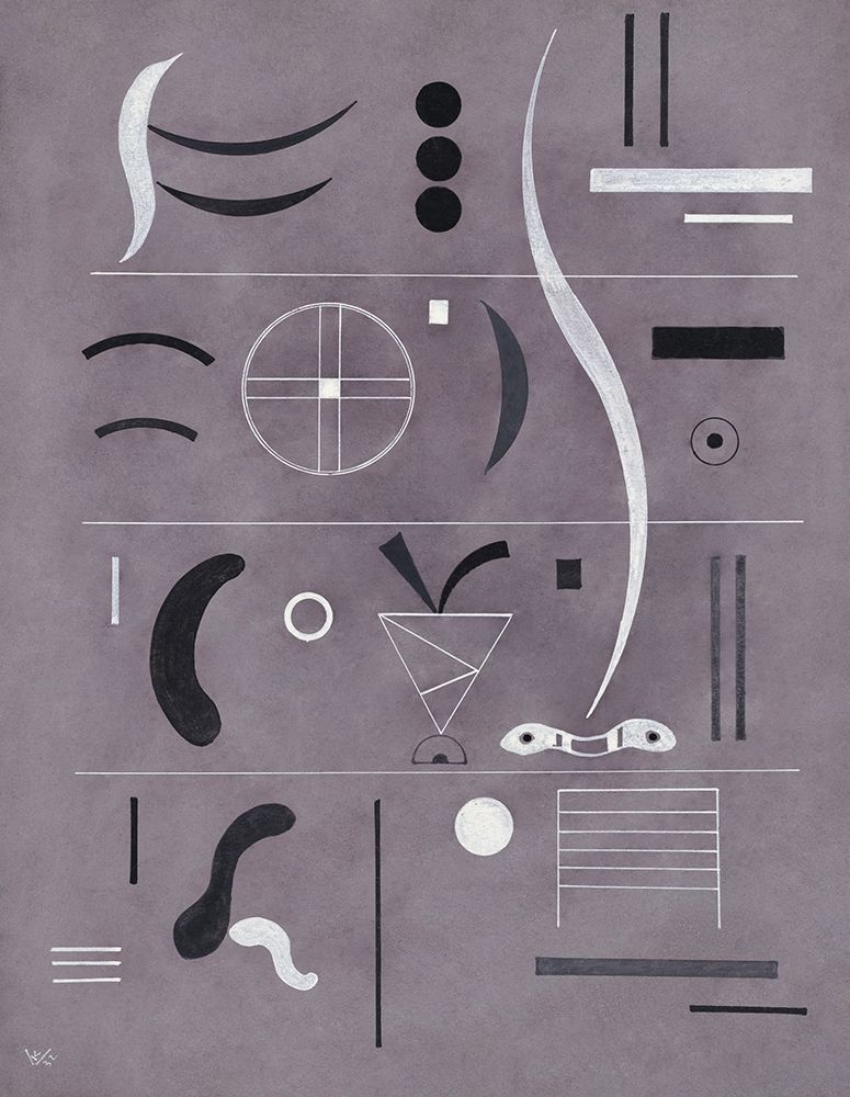 Four Parts 1932 art print by Wassily Kandinsky for $57.95 CAD