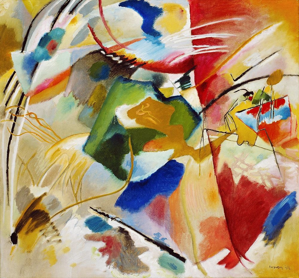 Painting with Green Center 1913 art print by Wassily Kandinsky for $57.95 CAD