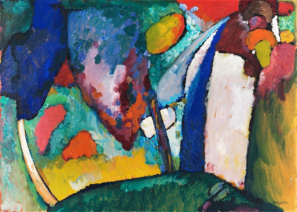 The Waterfall 1909 art print by Wassily Kandinsky for $57.95 CAD