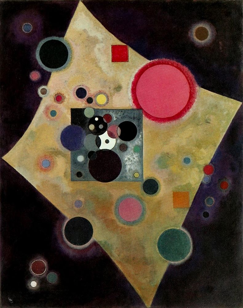 Accent in Pink 1926 art print by Wassily Kandinsky for $57.95 CAD