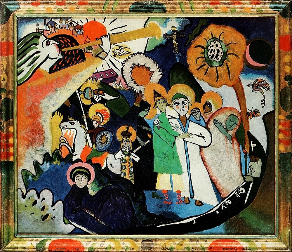 All Saints Day 1911 art print by Wassily Kandinsky for $57.95 CAD