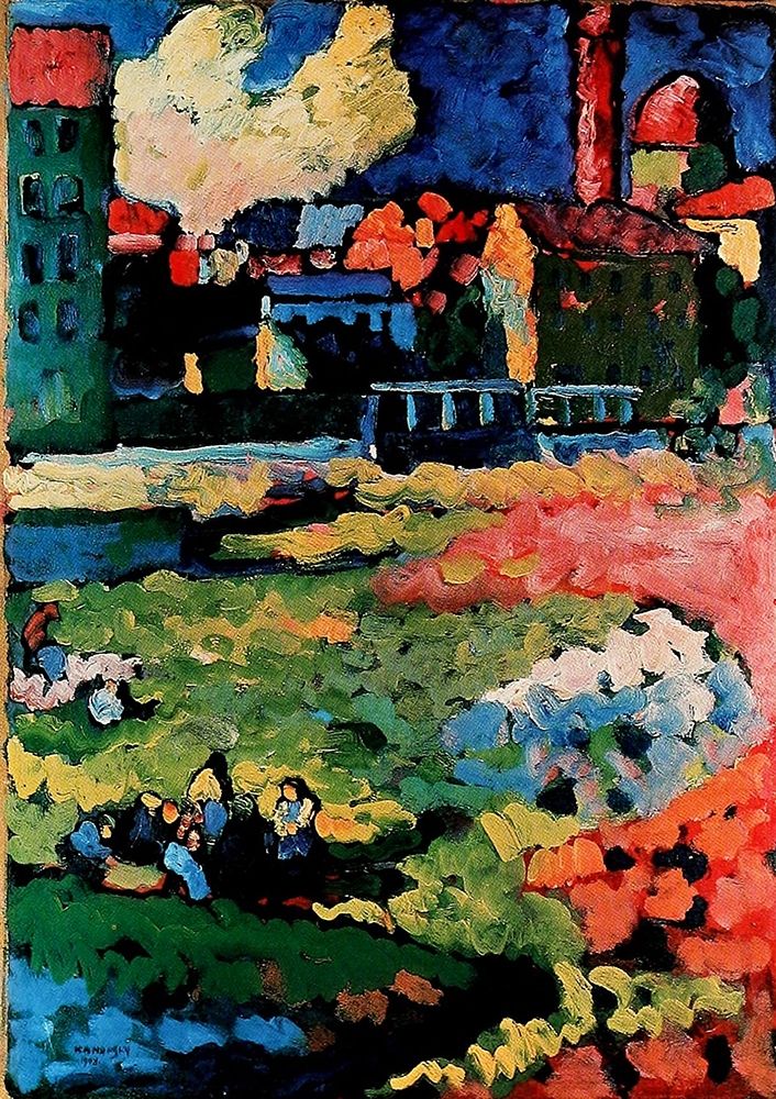 Before the City 1908 art print by Wassily Kandinsky for $57.95 CAD