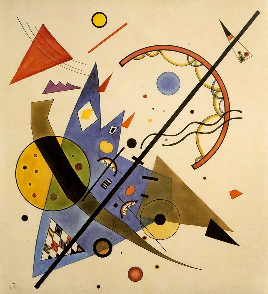 Bow and Arrow 1923 art print by Wassily Kandinsky for $57.95 CAD