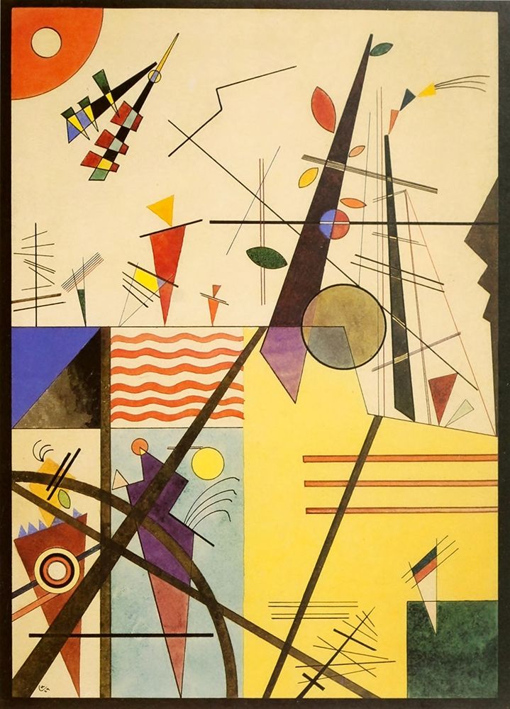 Bright Clarity 1924 art print by Wassily Kandinsky for $57.95 CAD