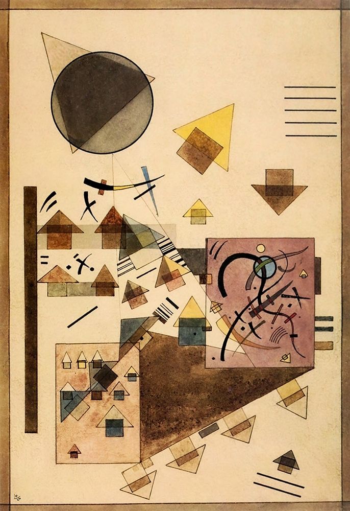 Brown Noise 1924 art print by Wassily Kandinsky for $57.95 CAD