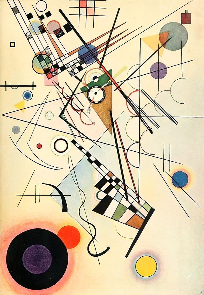 Composition no.8 art print by Wassily Kandinsky for $57.95 CAD