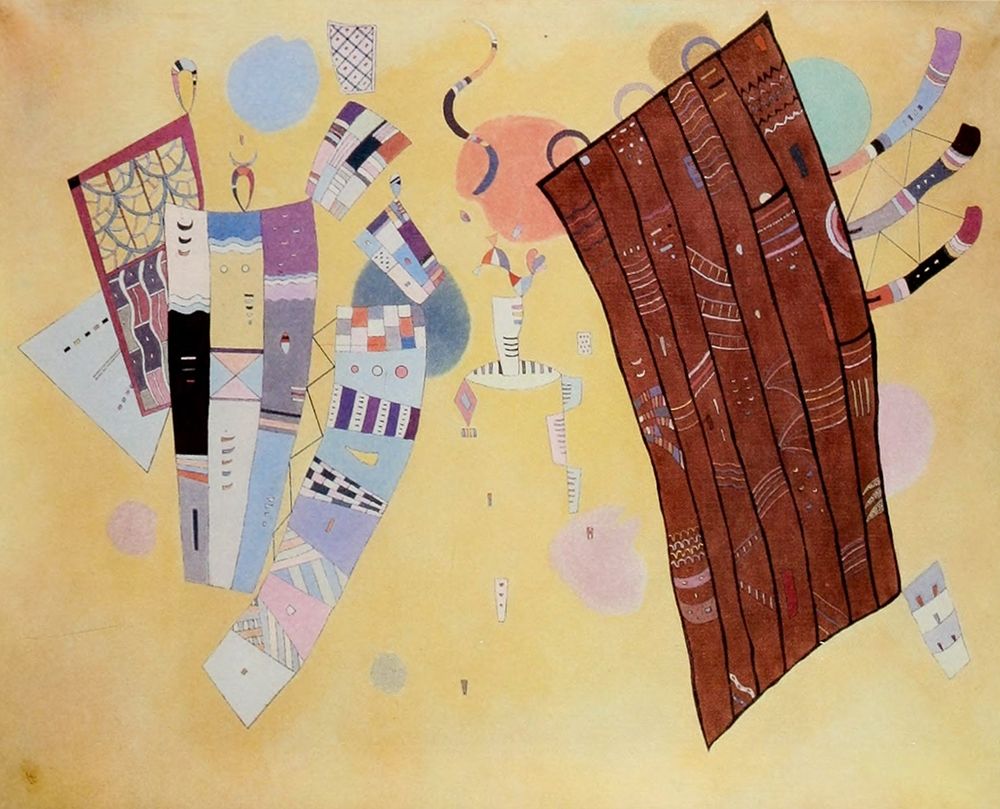Delicate Tensions 1942 art print by Wassily Kandinsky for $57.95 CAD