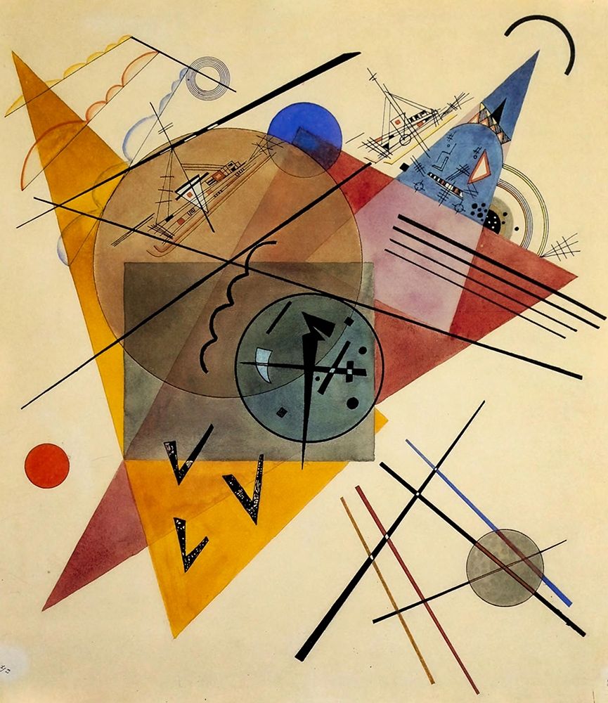Dreamy 1923 art print by Wassily Kandinsky for $57.95 CAD