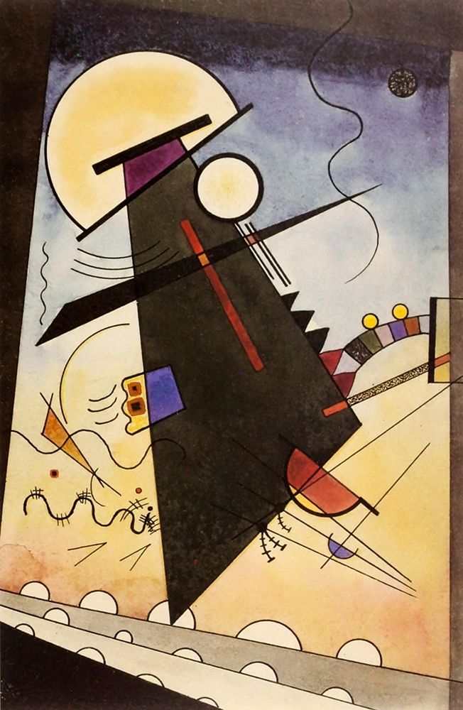 Grey morning 1924 art print by Wassily Kandinsky for $57.95 CAD