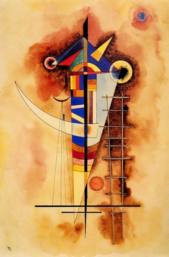 Hard in Slack 1927 art print by Wassily Kandinsky for $57.95 CAD