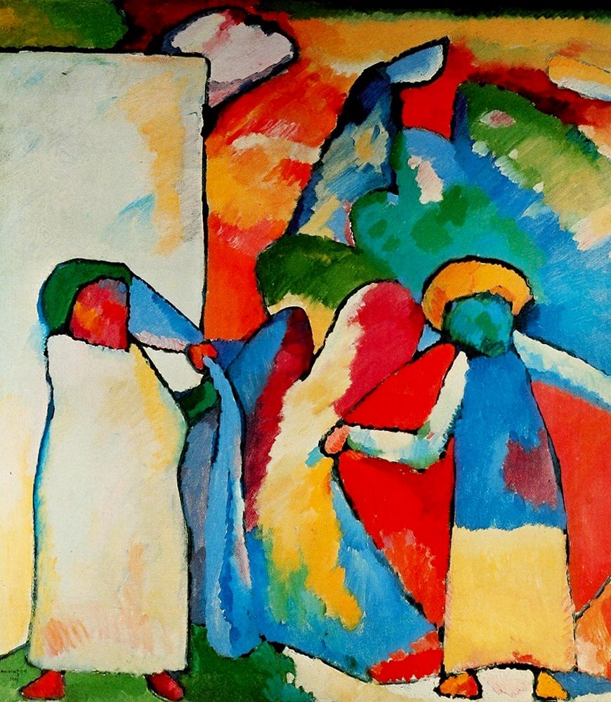 Improvisation no.6 African 1909 art print by Wassily Kandinsky for $57.95 CAD