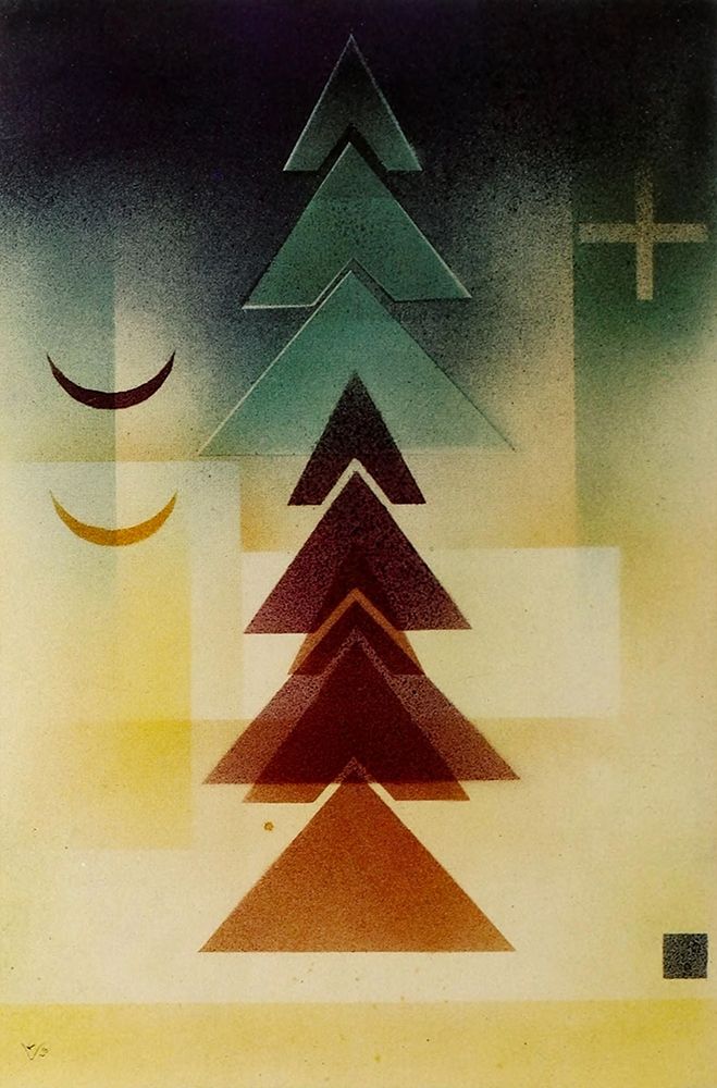 Into the Dark 1928 art print by Wassily Kandinsky for $57.95 CAD