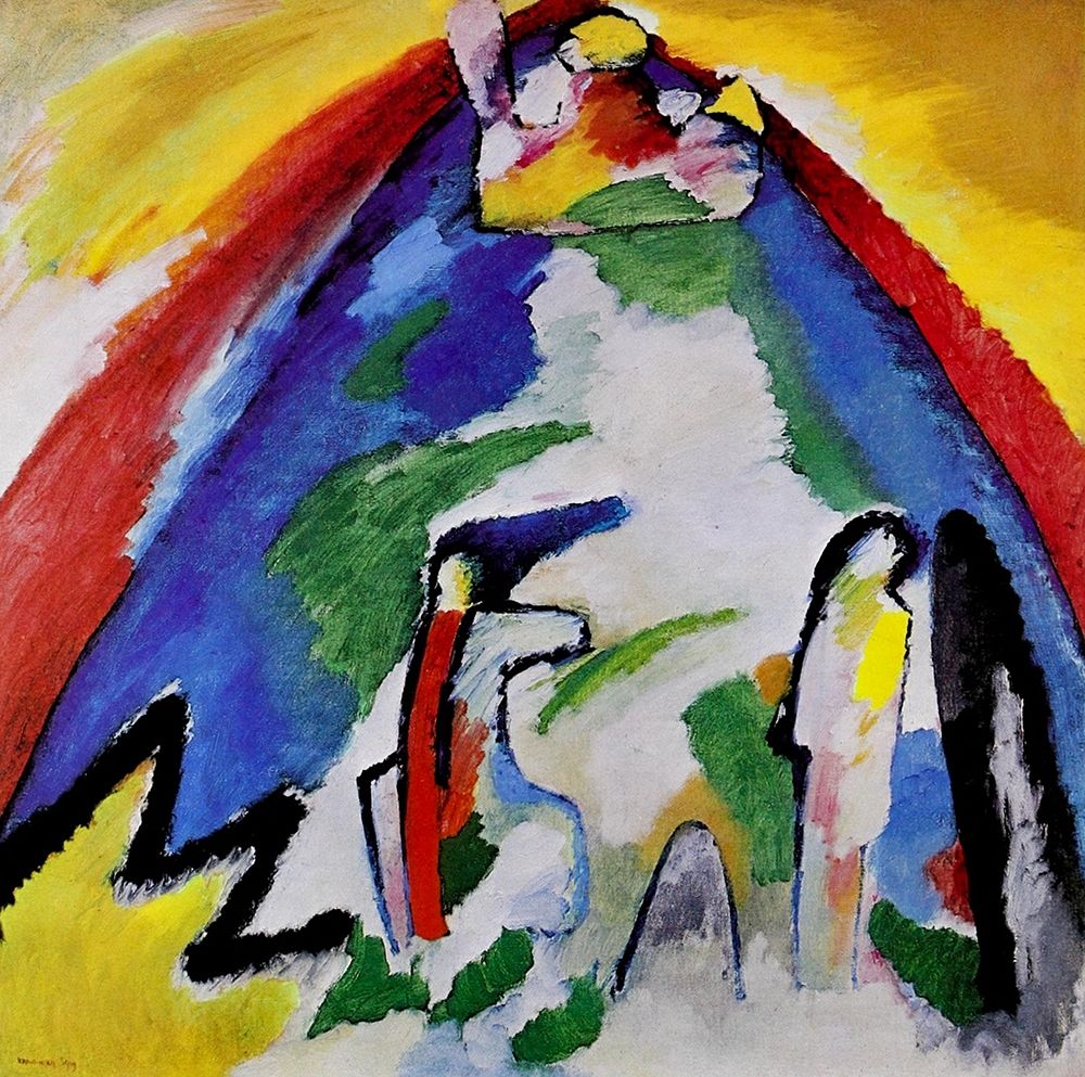 Mountain 1909 art print by Wassily Kandinsky for $57.95 CAD