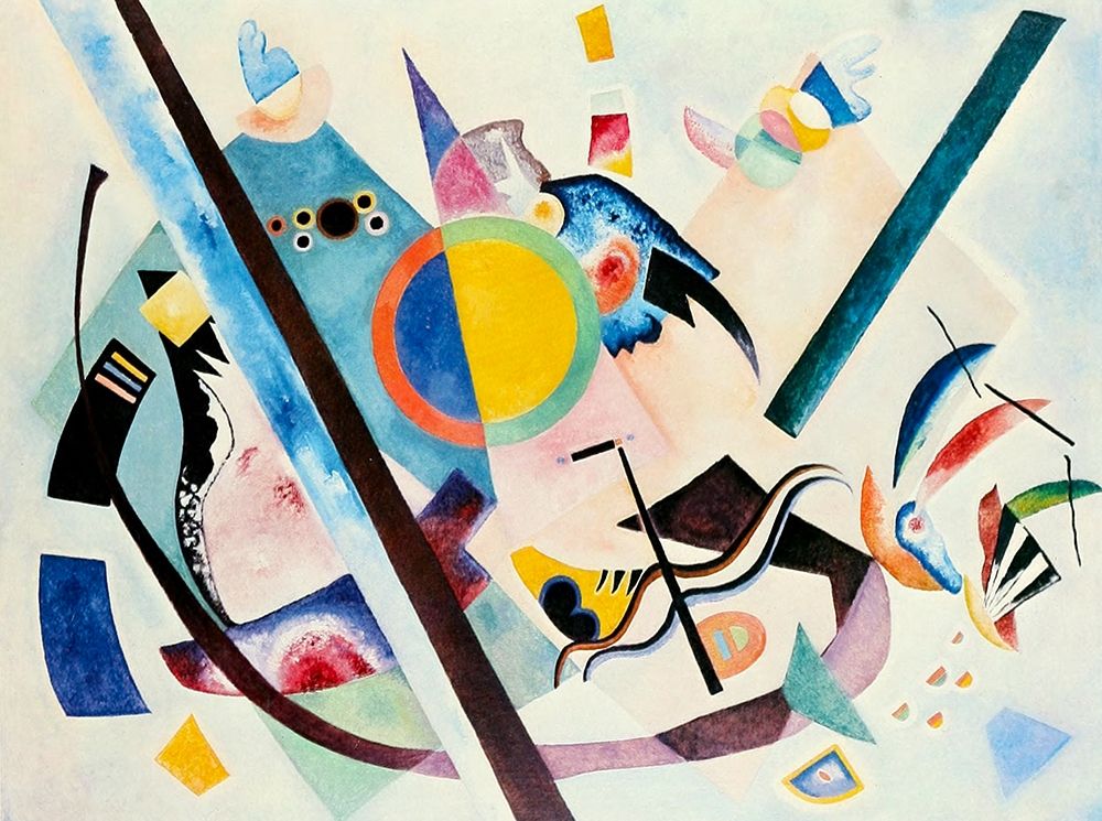 Multi-coloured Circle 1921 art print by Wassily Kandinsky for $57.95 CAD