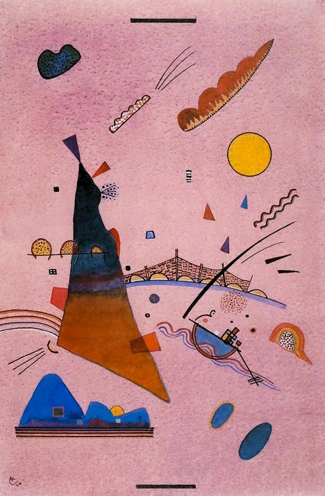 On Violet 1924 art print by Wassily Kandinsky for $57.95 CAD