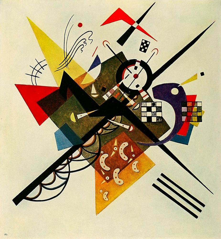 On White-no.253 1923 art print by Wassily Kandinsky for $57.95 CAD