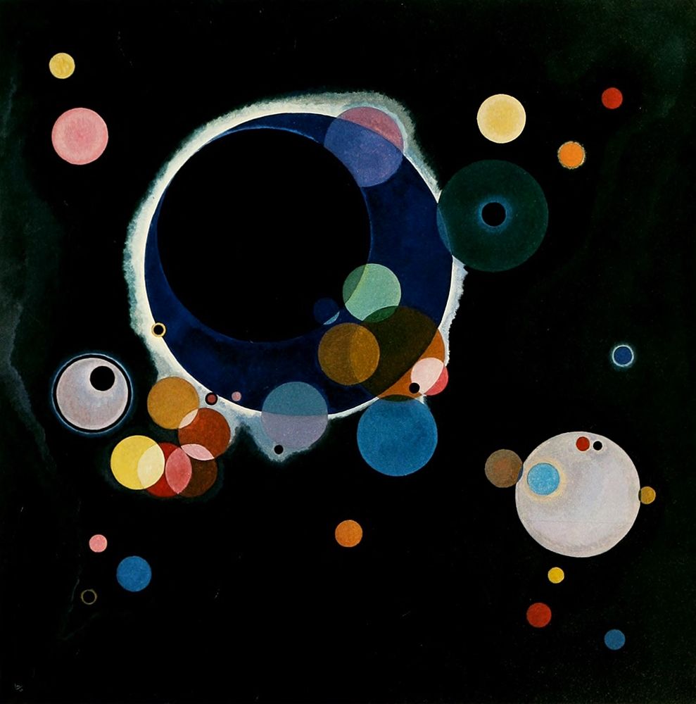 Several Circles 1926 art print by Wassily Kandinsky for $57.95 CAD