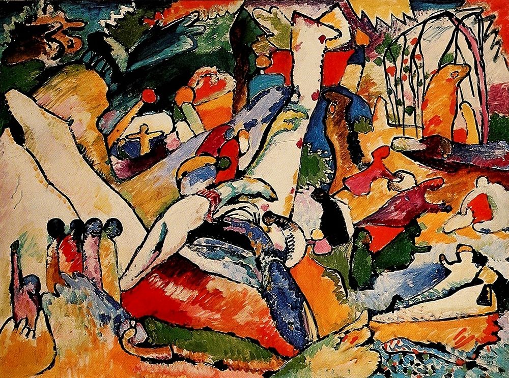 Study for Composition II 1909-10 art print by Wassily Kandinsky for $57.95 CAD