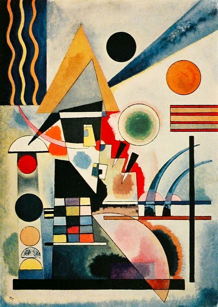 Swinging-no.291 1925 art print by Wassily Kandinsky for $57.95 CAD