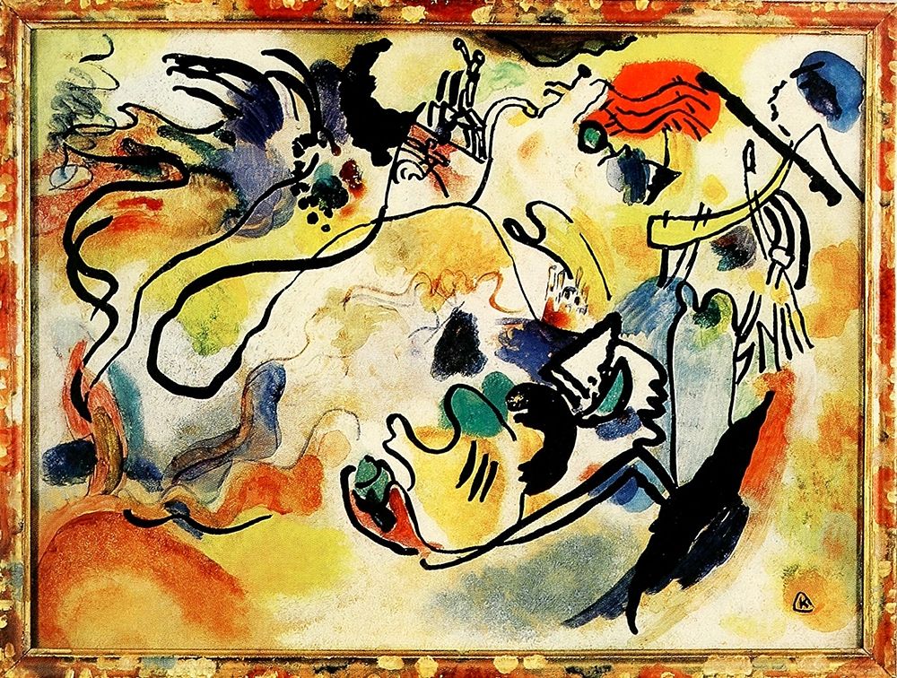 The Last Judgement 1912 art print by Wassily Kandinsky for $57.95 CAD