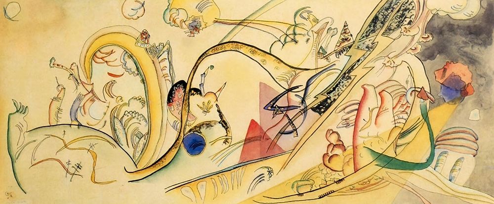Untitled 1 1918 art print by Wassily Kandinsky for $57.95 CAD