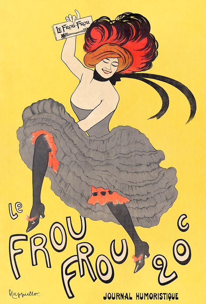 Le Frou Frou-journal humoristique art print by Leonetto Cappiello for $57.95 CAD