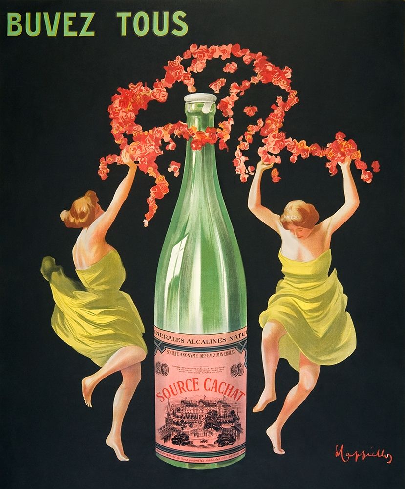 Drink all Evian-Cachat art print by Leonetto Cappiello for $57.95 CAD
