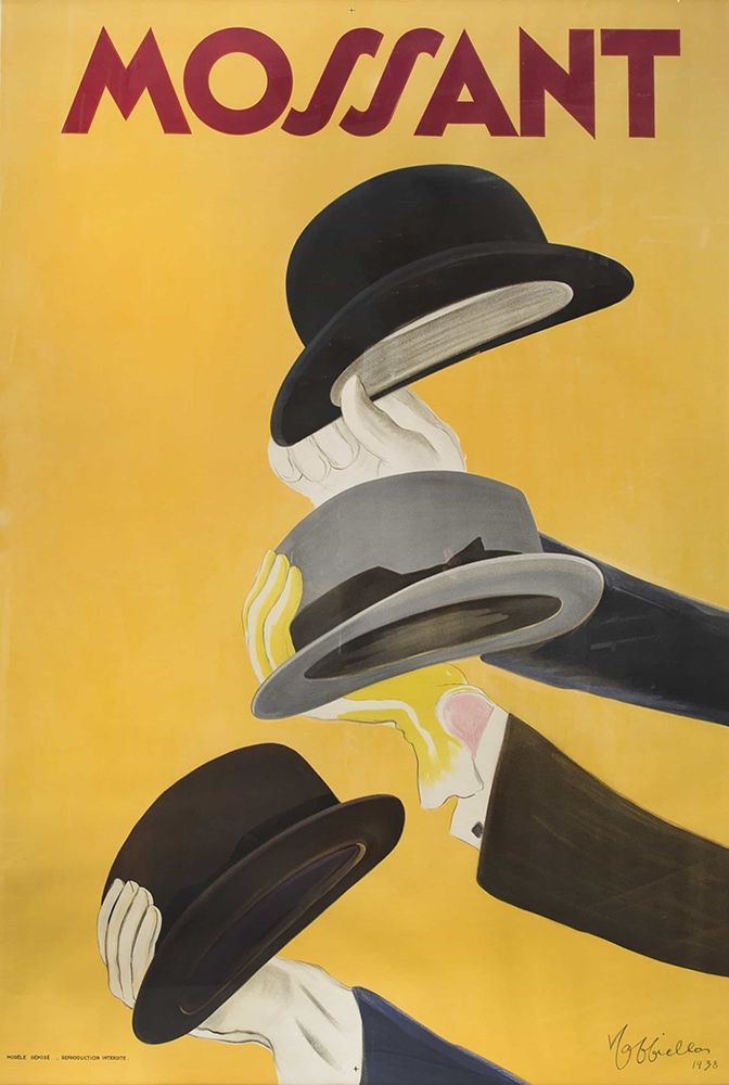 Mossant hats art print by Leonetto Cappiello for $57.95 CAD