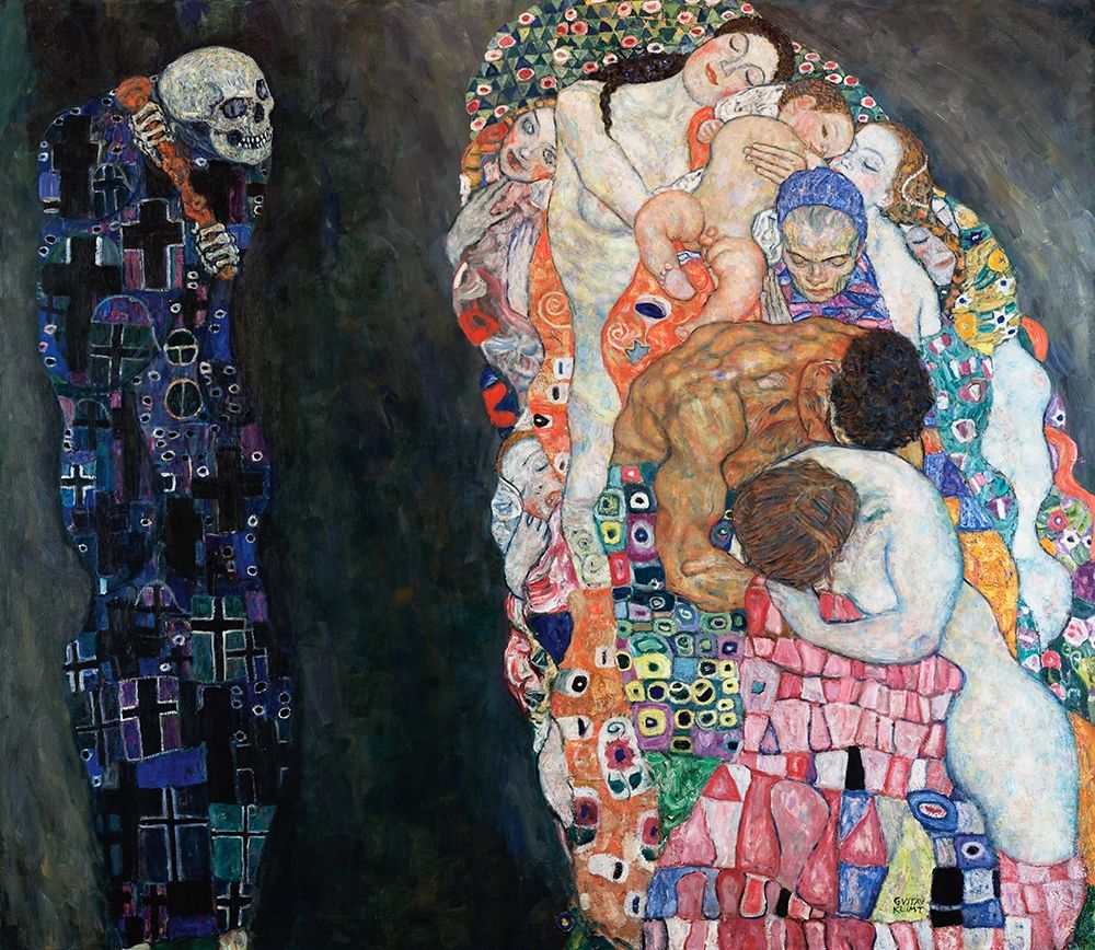 Death and Life art print by Gustav Klimt for $57.95 CAD
