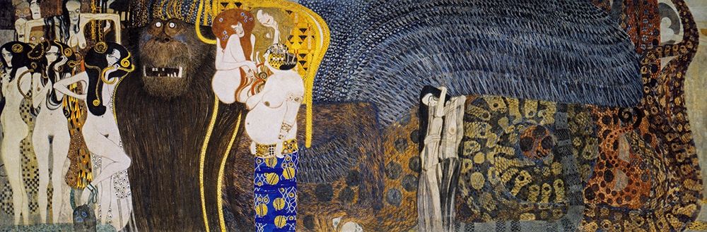 The Hostile Powers art print by Gustav Klimt for $57.95 CAD