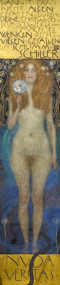 Nuda Veritas art print by Gustav Klimt for $57.95 CAD