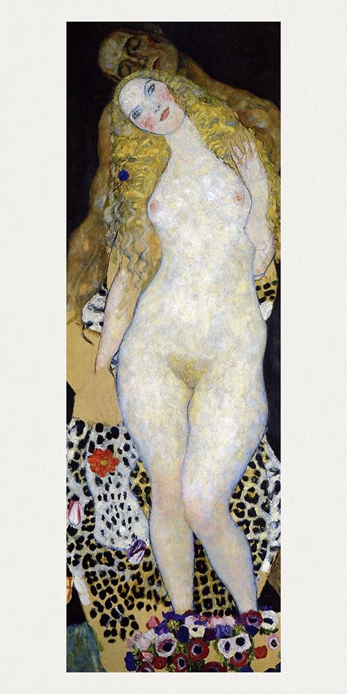 Adam and Eve art print by Gustav Klimt for $57.95 CAD