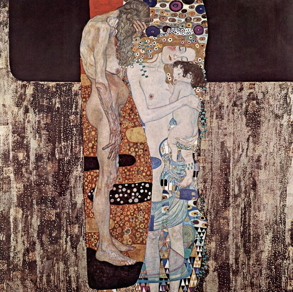 The Three Ages of the Woman art print by Gustav Klimt for $57.95 CAD