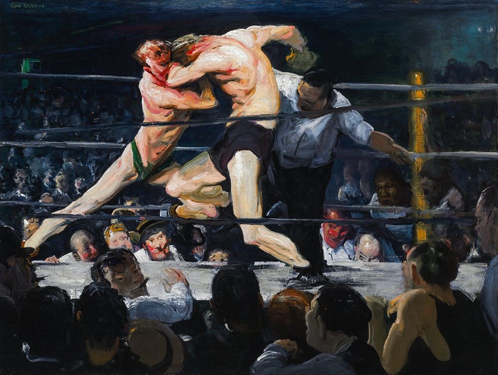 Stag at Sharkeys art print by George Bellows for $57.95 CAD
