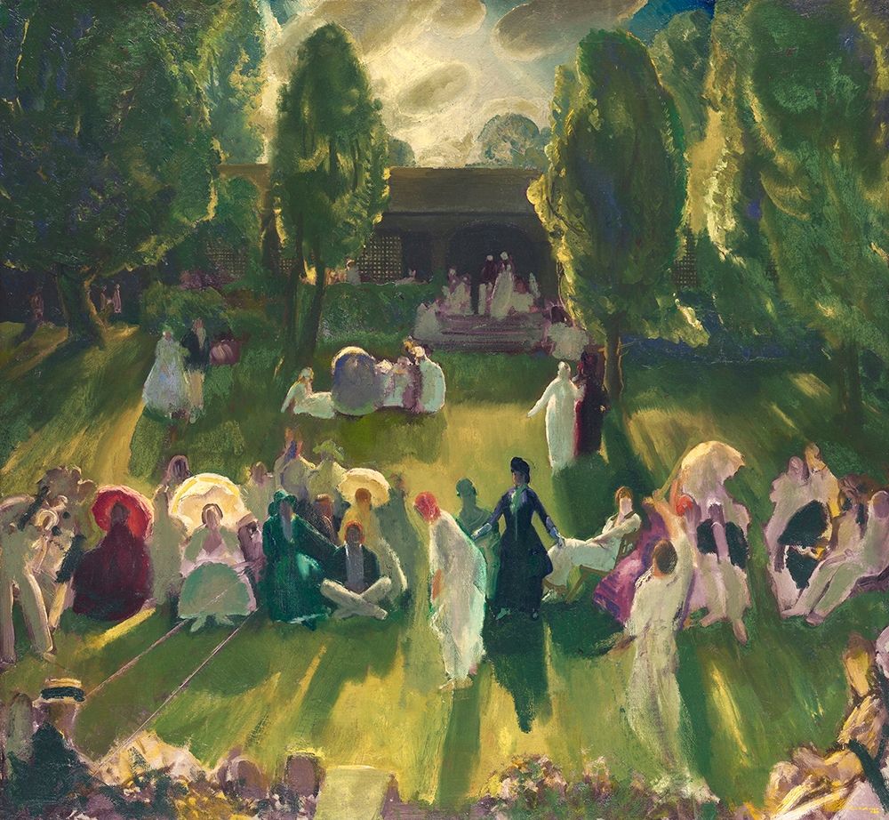 Tennis at Newport art print by George Bellows for $57.95 CAD