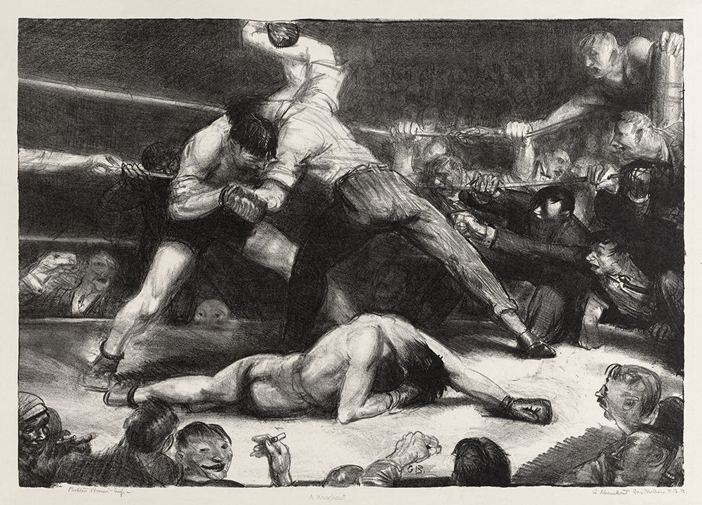 A knock-out-first state art print by George Bellows for $57.95 CAD