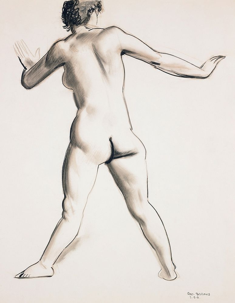 Nude Standing-Seen from Back art print by George Bellows for $57.95 CAD