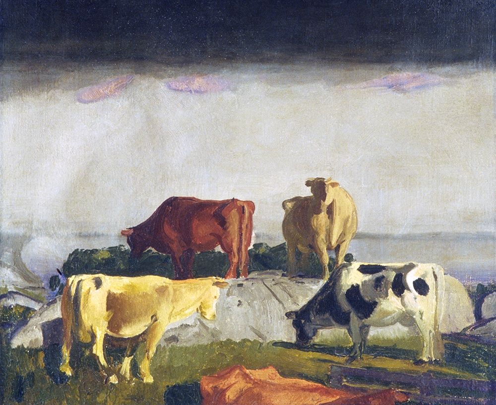 Five Cows art print by George Bellows for $57.95 CAD