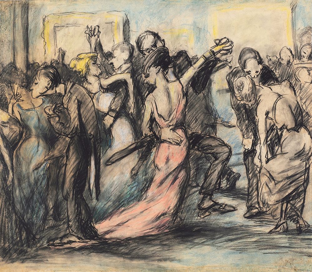 Society Ball art print by George Bellows for $57.95 CAD