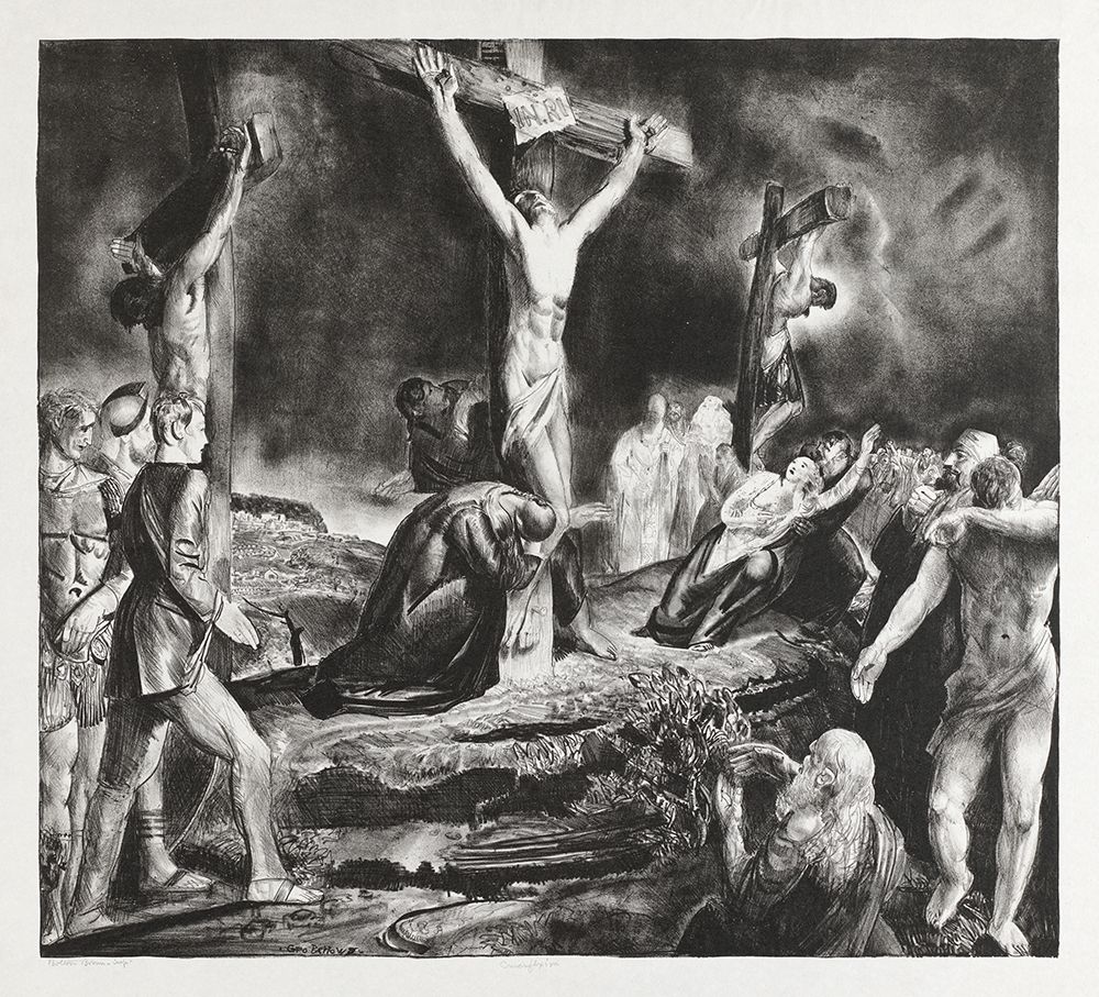 Crucifixion of Christ art print by George Bellows for $57.95 CAD