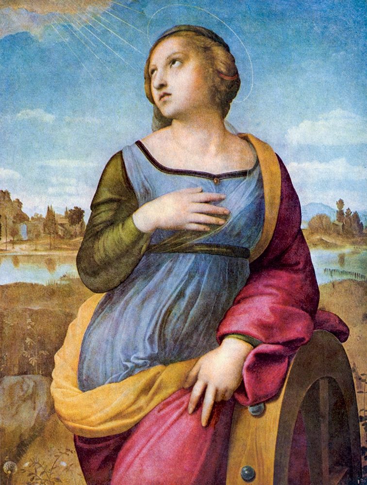 Saint Catherine of Alexandria art print by Raphael for $57.95 CAD