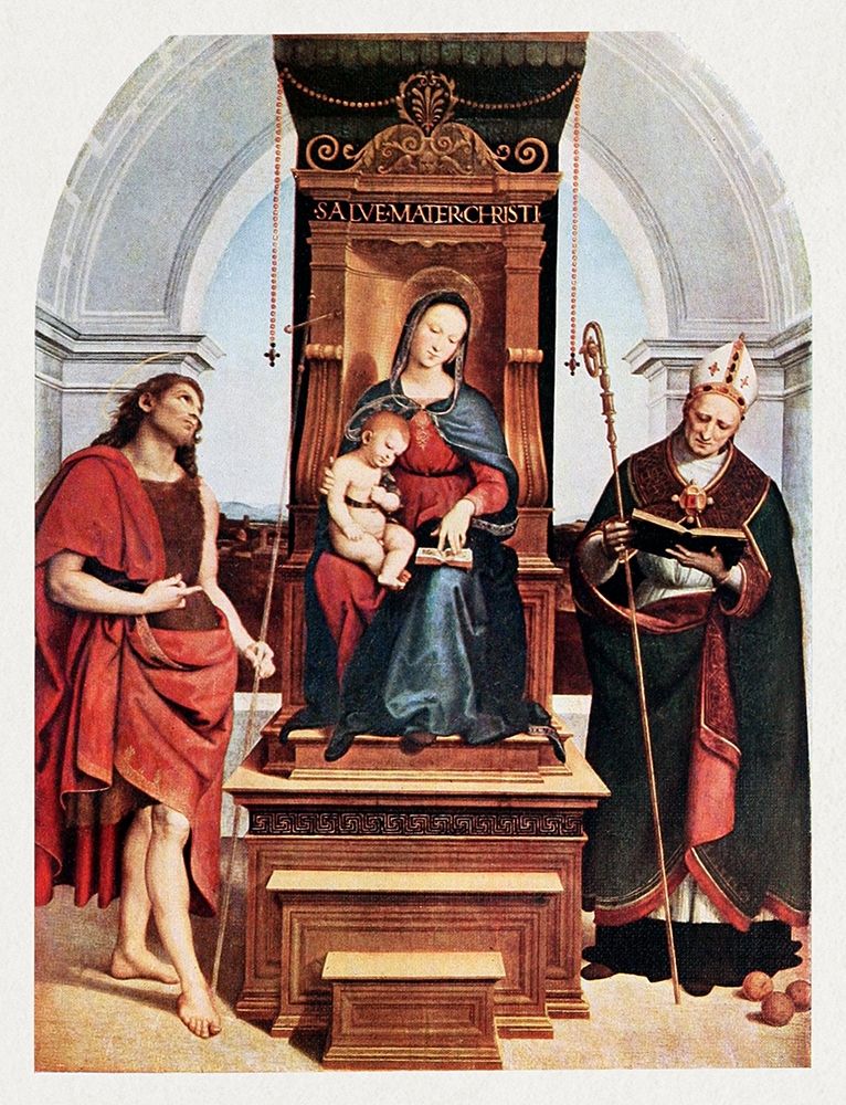 Ansidei Madonna art print by Raphael for $57.95 CAD