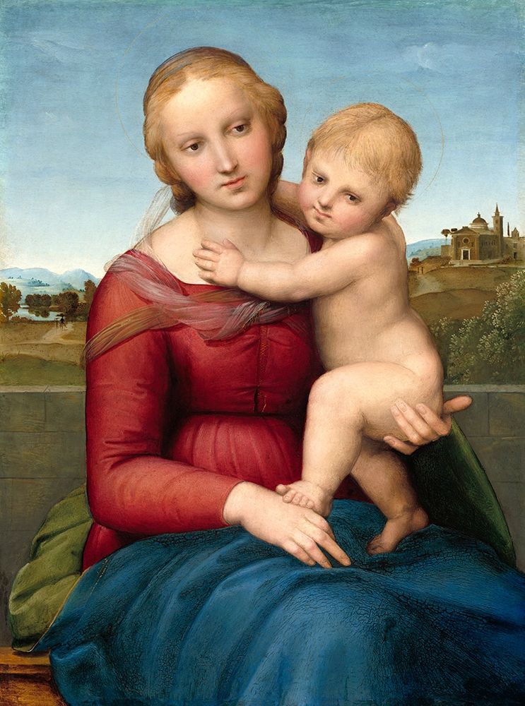 The Small Cowper Madonna art print by Raphael for $57.95 CAD