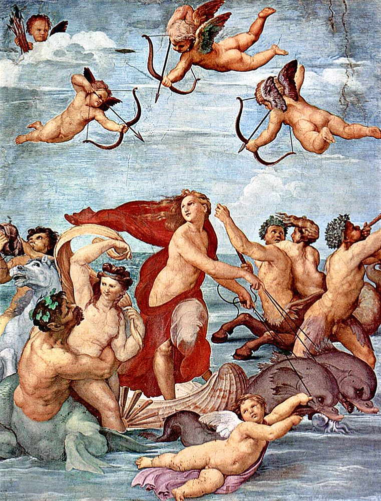 The Triumph of Galatea art print by Raphael for $57.95 CAD