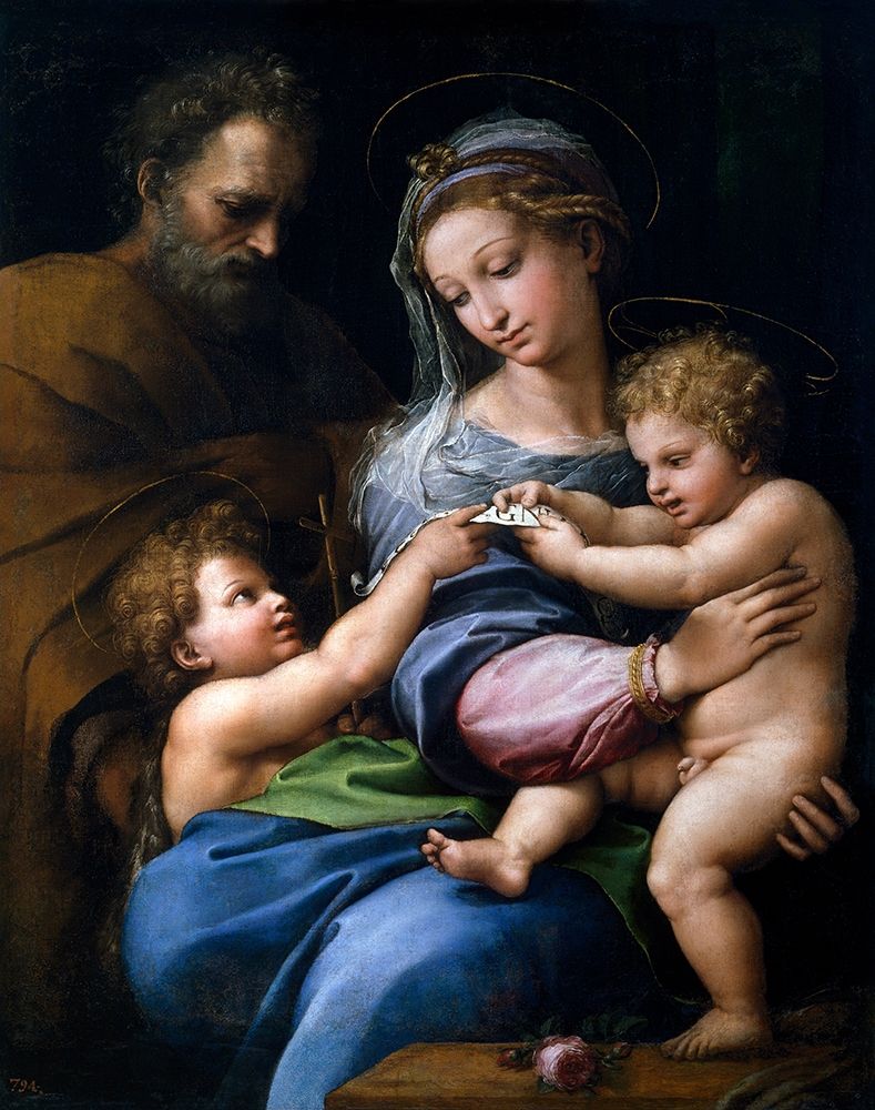 Madonna of the Rose art print by Raphael for $57.95 CAD