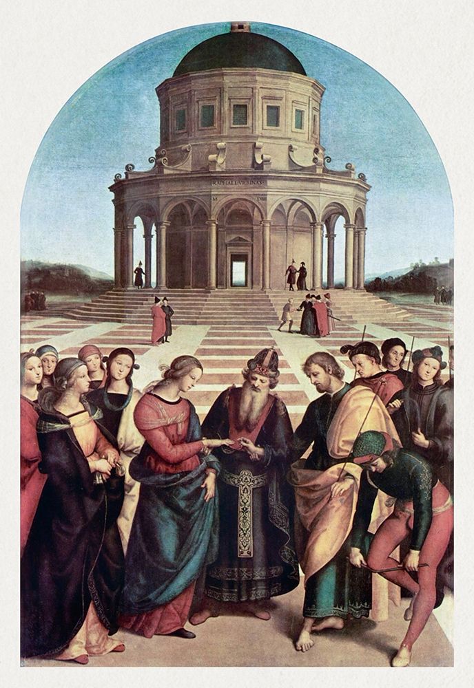 The Marriage of the Virgin art print by Raphael for $57.95 CAD
