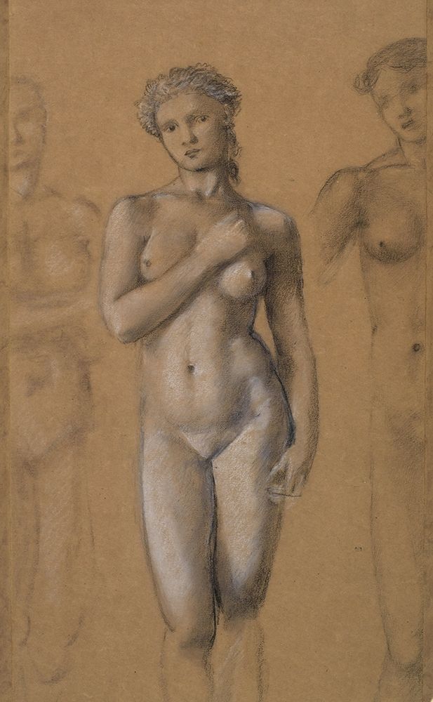 Female Nude art print by Edward Burneâ€“Jones for $57.95 CAD