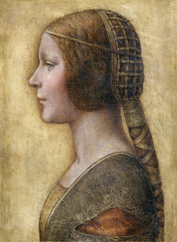 Profile of a Young Fiancee art print by Leonardo da Vinci for $57.95 CAD